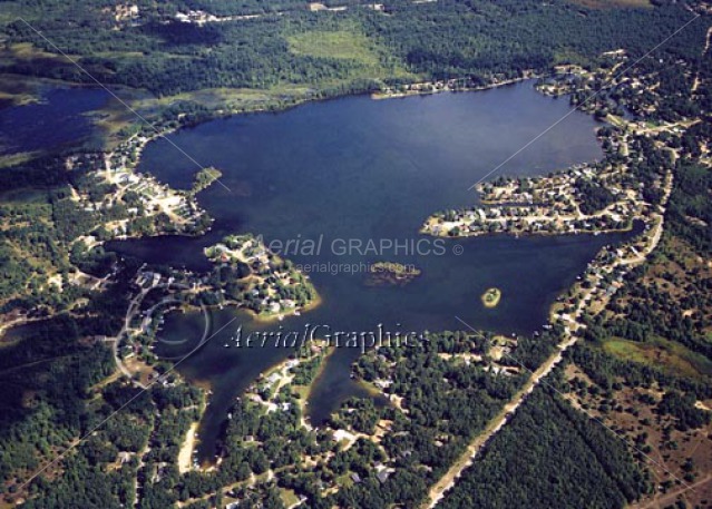 Indian Lake in Montcalm County, Michigan